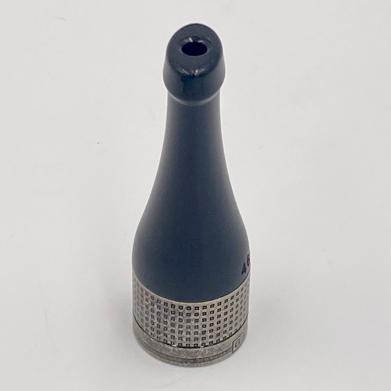 Galiner Pure Copper Size 46-47 Cigar Pipe Holder Single Resin Accessory Gray