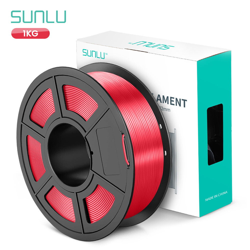 【BUY 6 GET 4 FREE,ADD 10】SUNLU 1.75MM SILK Shiny PLA+ Filament 1KG/2.2LBS Spool