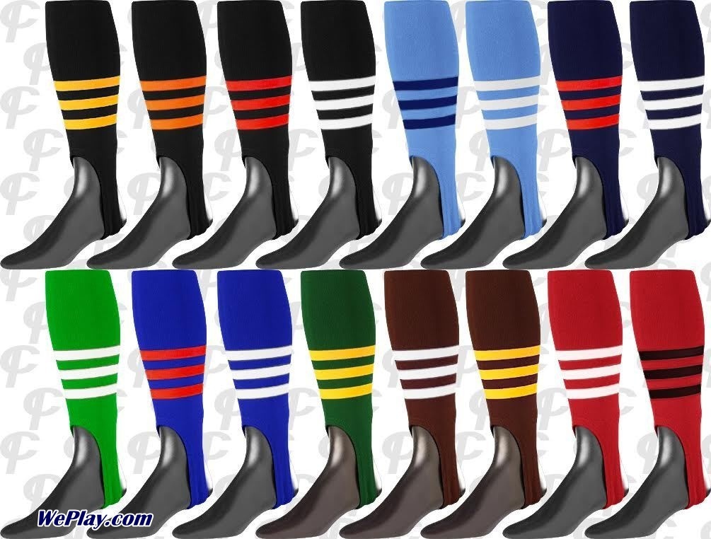 TCK Stirrups Baseball Softball Twin City Stirrup Socks, Custom Colors