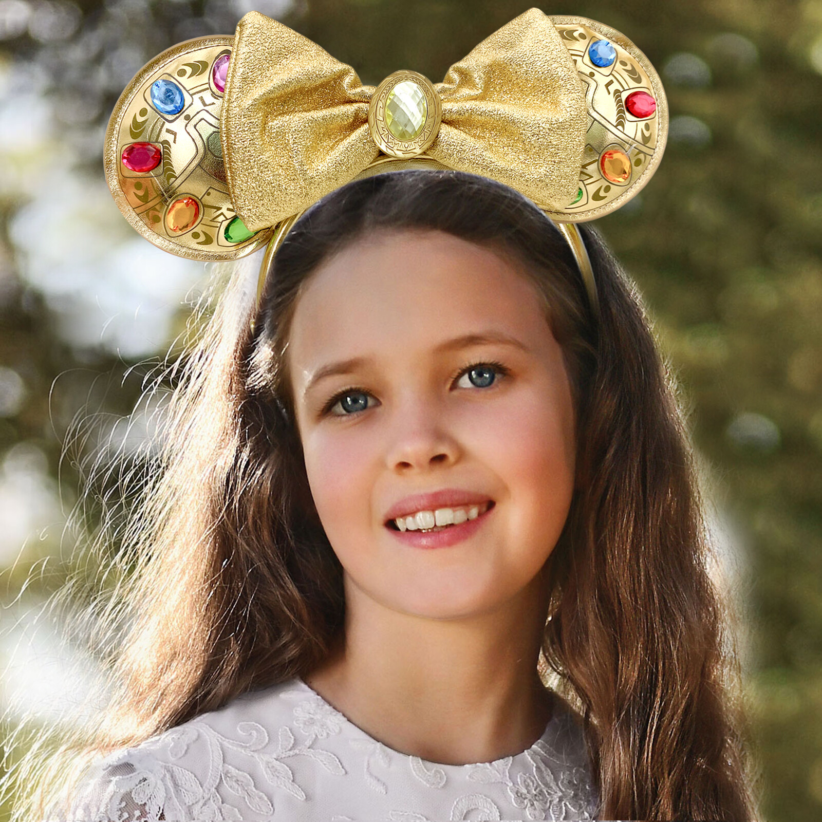 Loungefly Disney Parks Marvel Thanos Infinity Stone Minnie Ears Headband