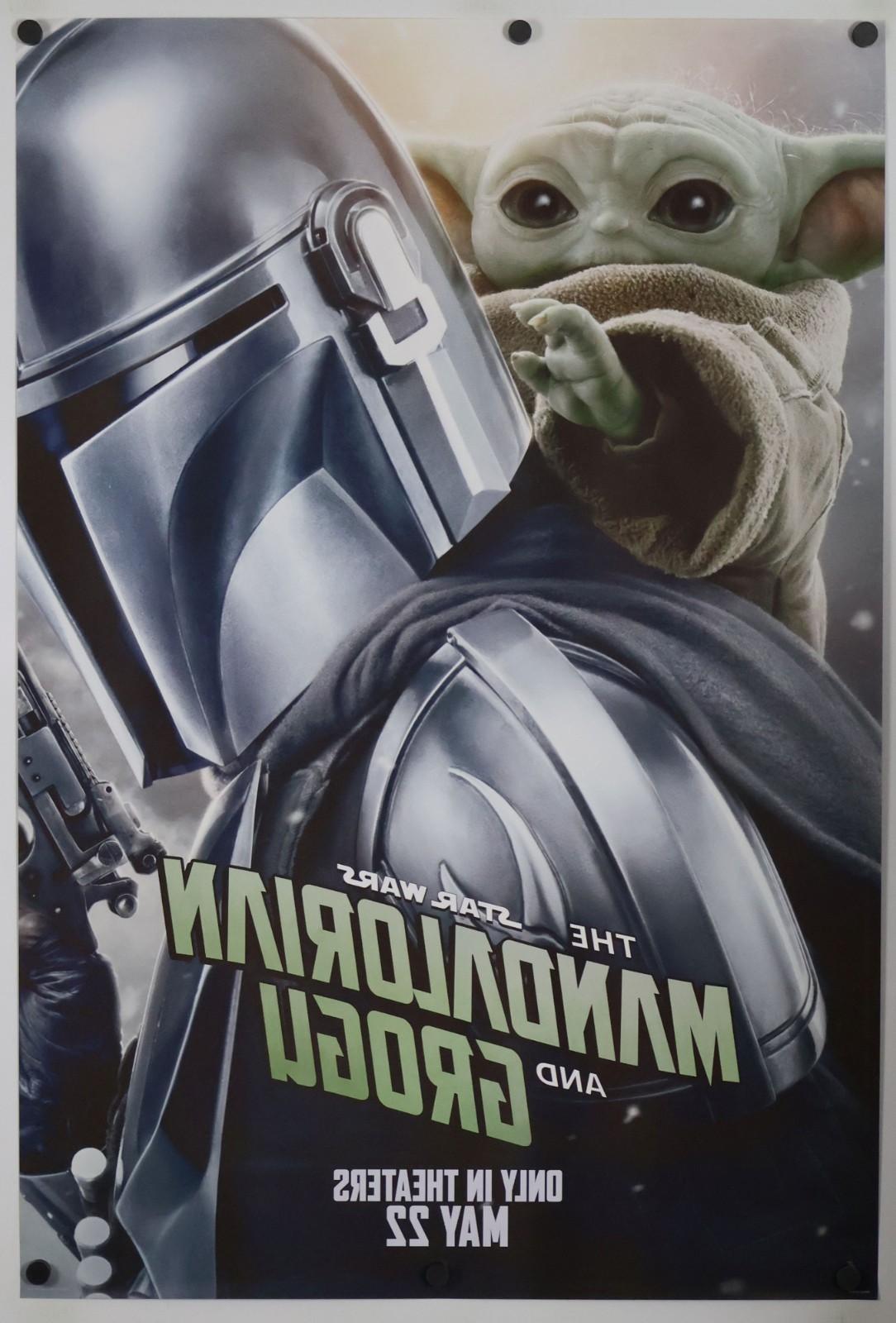 The Mandalorian and Grogu original DS movie poster D/S 27x40 2026 Adv Star Wars