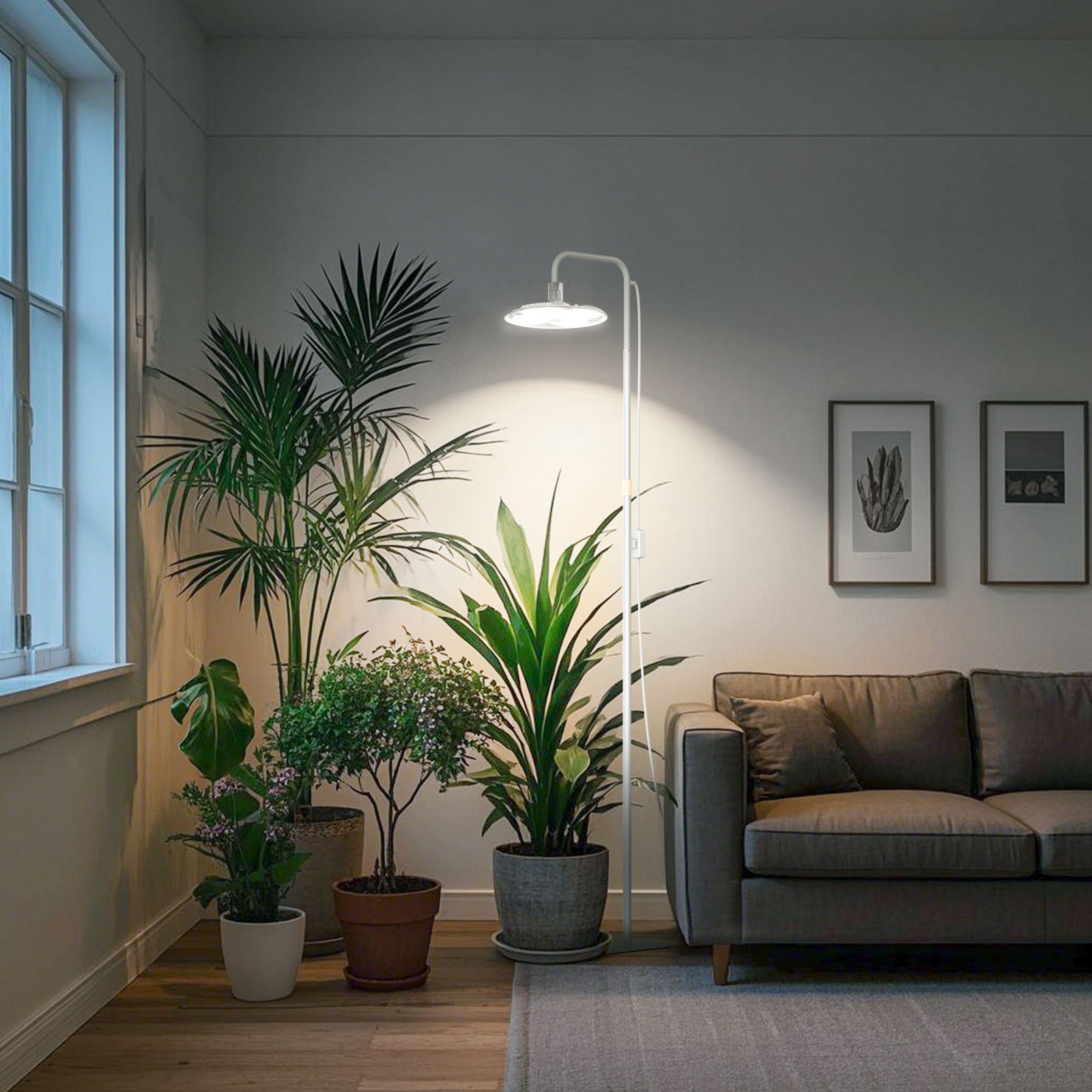 100W Grow Lights 10200LM Full Spectrum Indoor Tall Plant Growing Remote Control