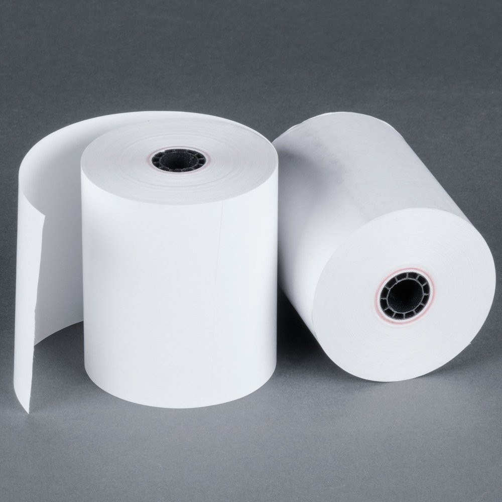 2 1/4" x 85' Thermal Paper Credit Card Cash Register POS Receipt Paper BPA Free