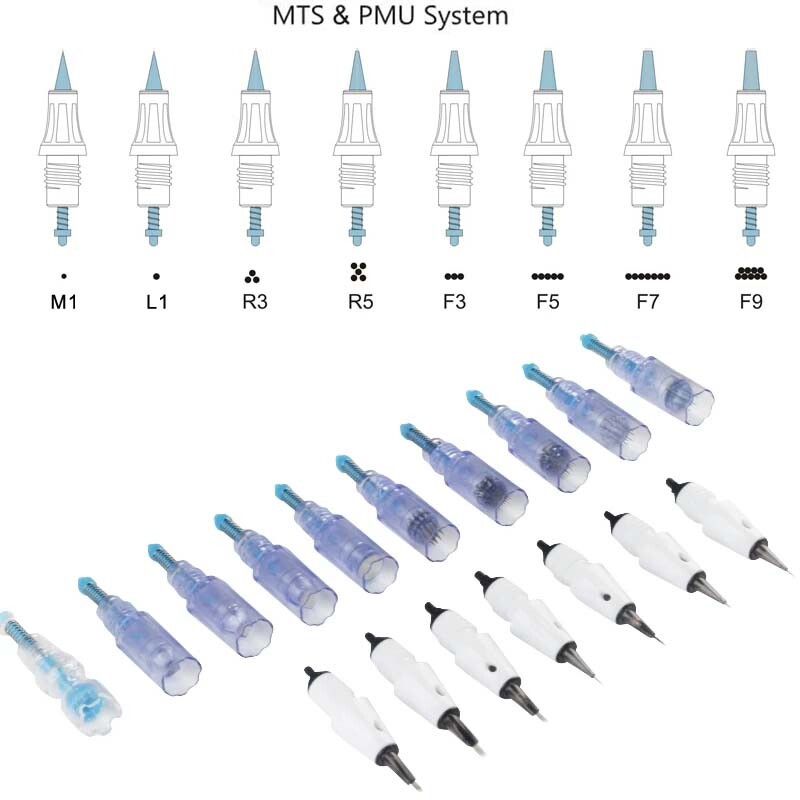 MTS PMU Tattoo Needle Cartridge For Permanent Makeup Machine Artmex V8 V6 V11 V9