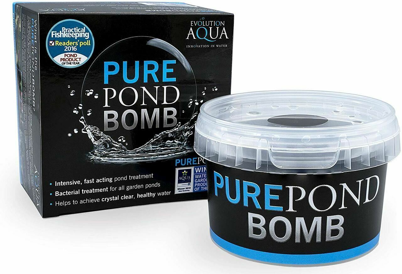3 Pack Evolution Aqua Pure Pond Bomb Water Clarity Pond Bomb Gel Ball