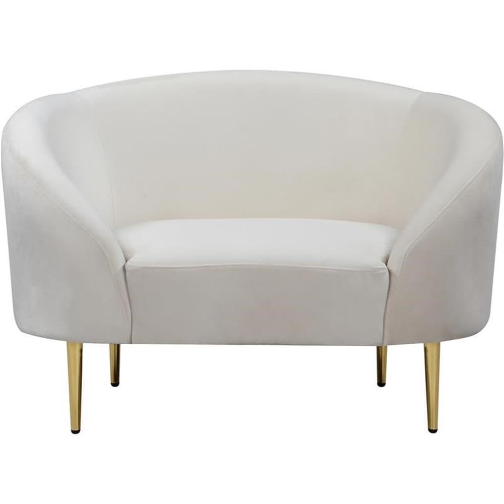Meridian Furniture Ritz Collection Modern Contemporary Velvet Upholstered - m
