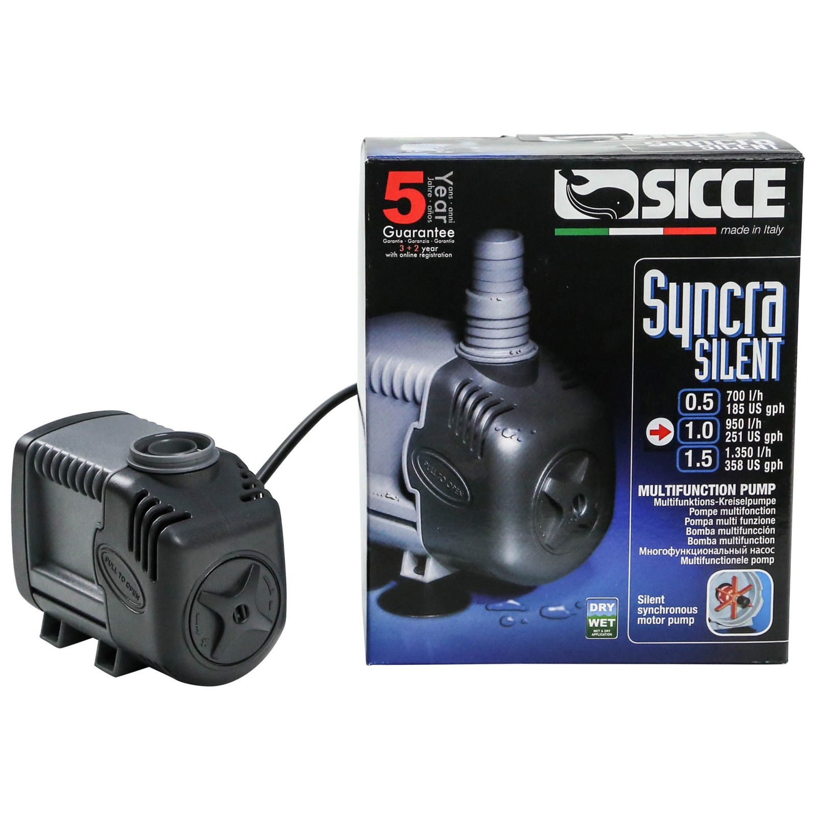 Sicce Syncra Silent 1.0 Water Pump Free US Shipping