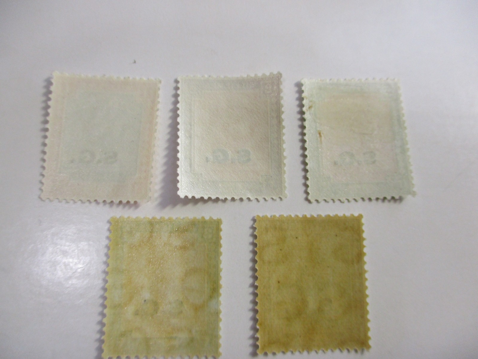 1937 SUDAN (5) MNH OG OVERPRINTED S.G. See Pic