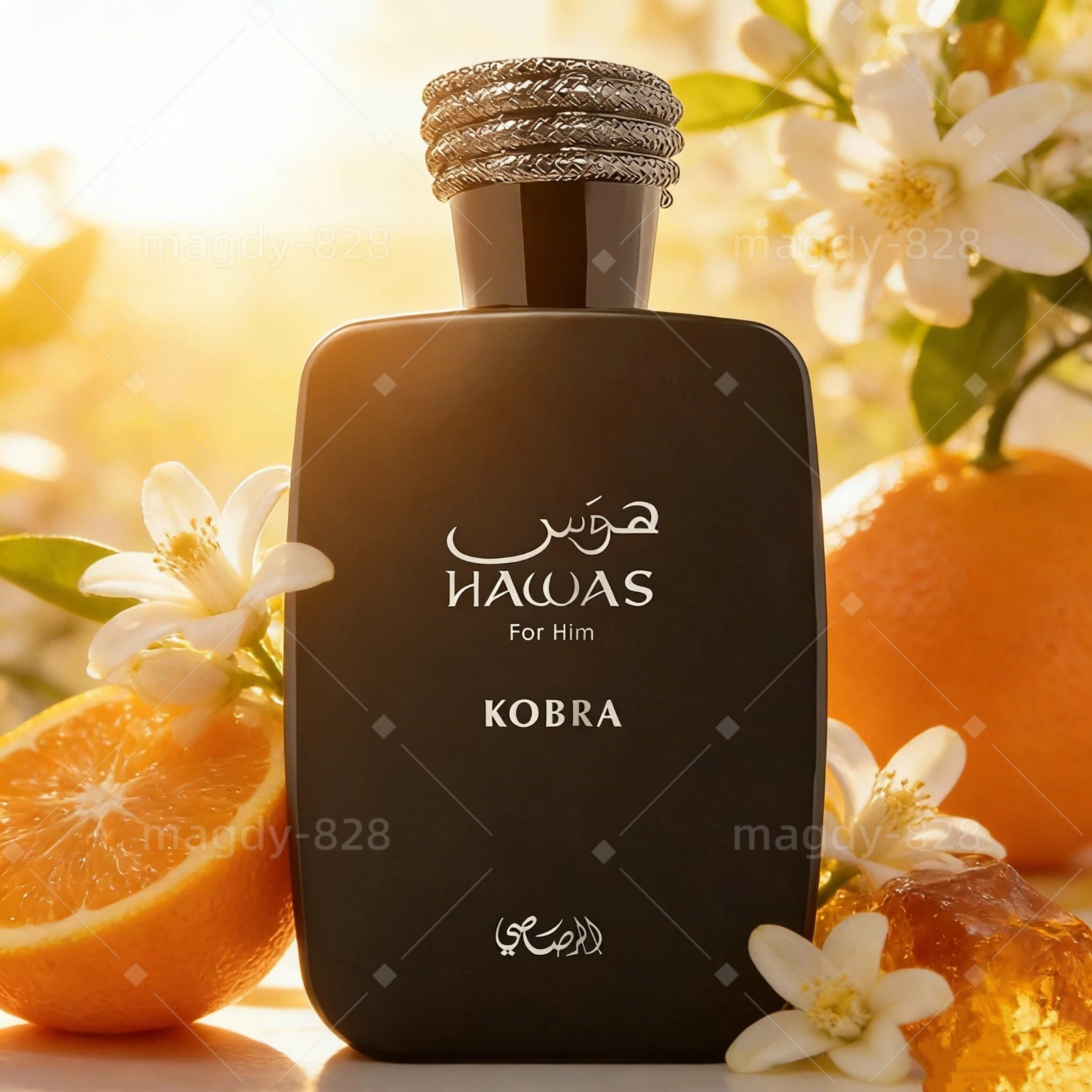 Rasasi Hawas Kobra For Men Eau de Parfum Spray 3.4oz/100ml NEW IN BOX