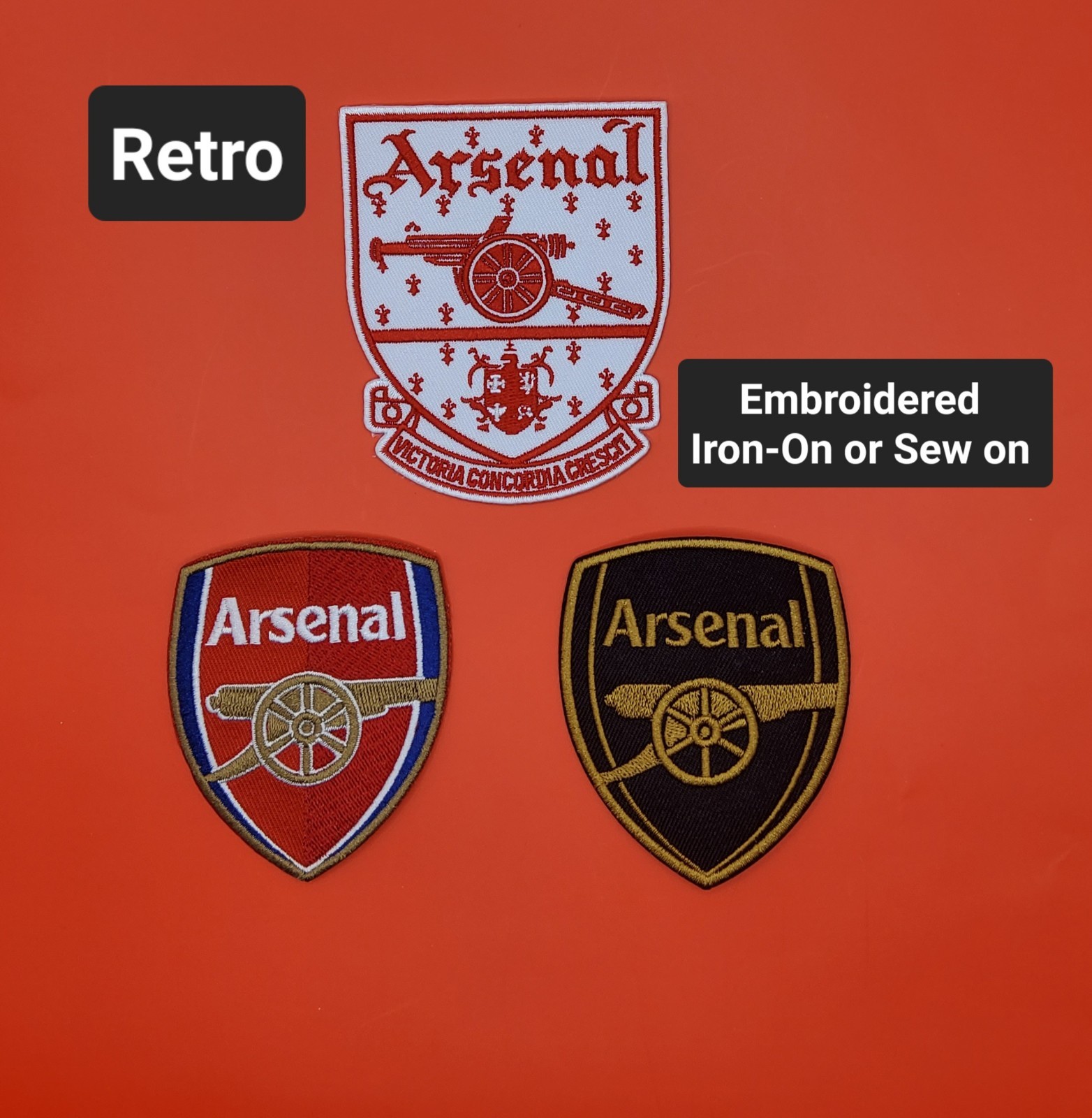 Arsenal National Soccer Team Badge Iron-On