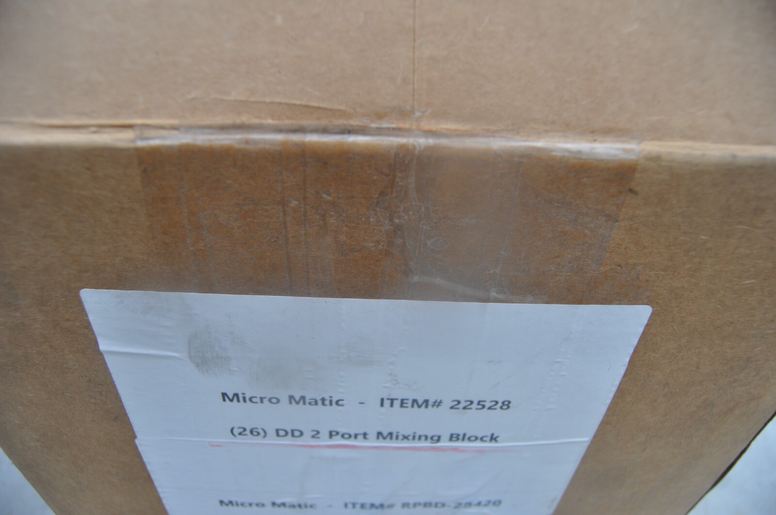 Micro Matic PB-2P0315 DD 2 PORT MIXING BLOCK CBSERV MABEER NEW
