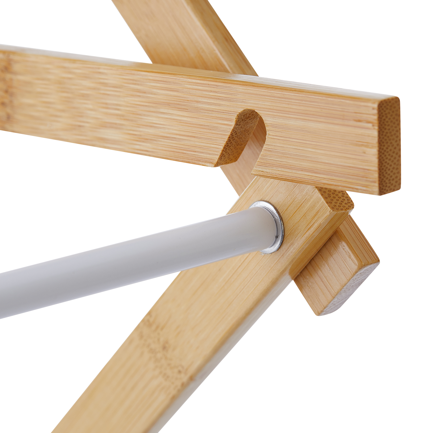 Hanger Laundry Clothes Drying Rack 3tier Organizer Folding Space-Saving Indoor