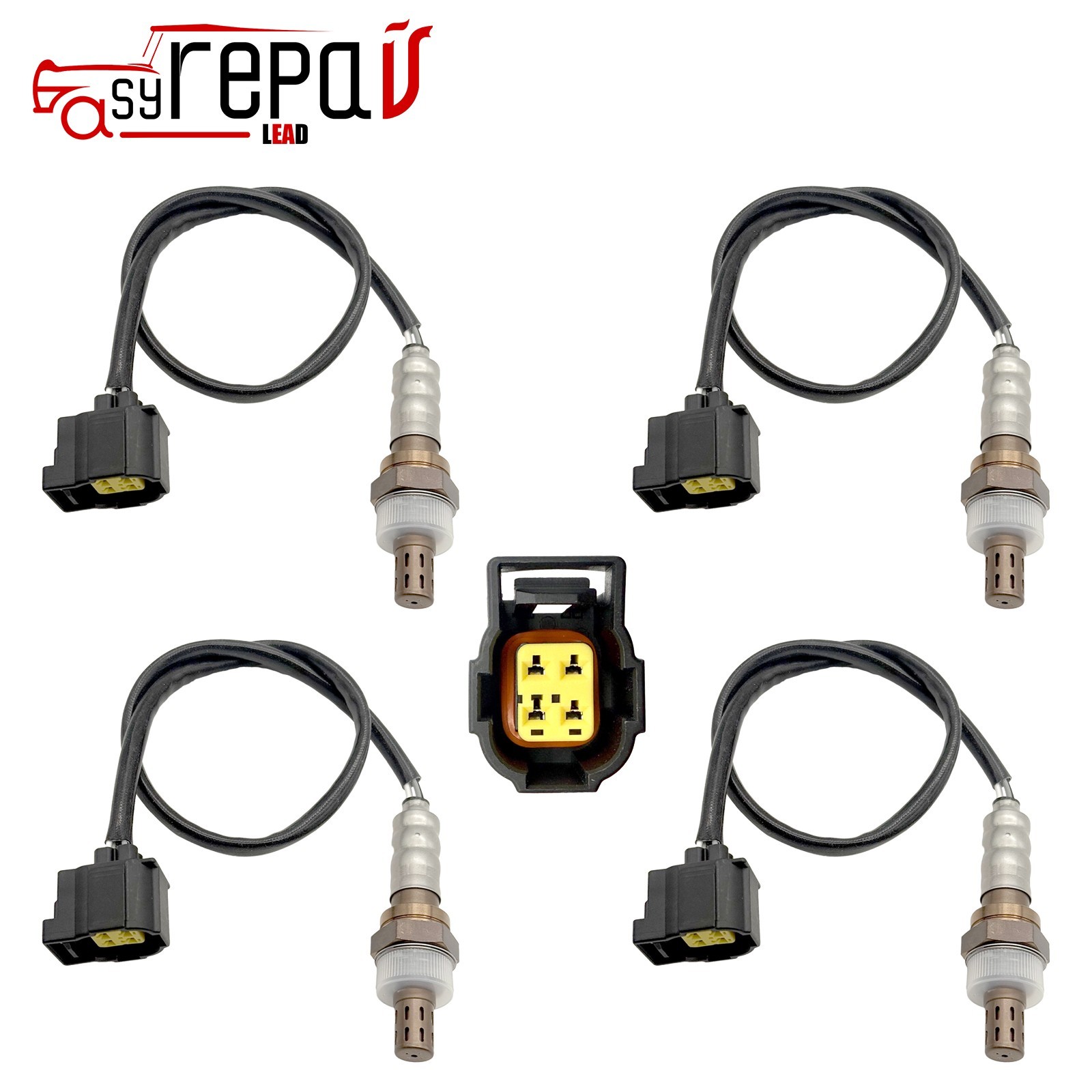 4X O2 Oxygen Sensor Front & Rear For 2002-2012 Jeep Liberty 2.4L 3.7L 234-4029