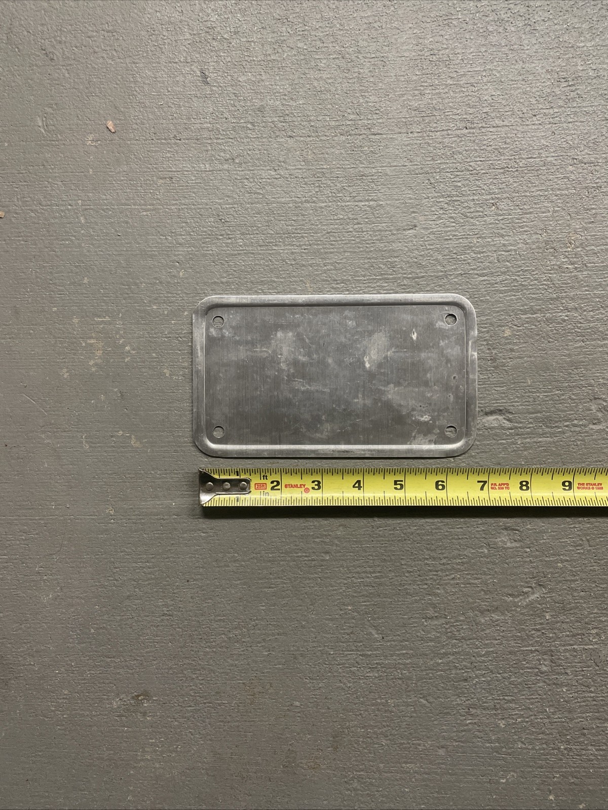 EXPIRED TEXAS MOTORCYCLE LICENSE PLATE THE LONE STAR STATE RANDOM LETTERS FAIR.