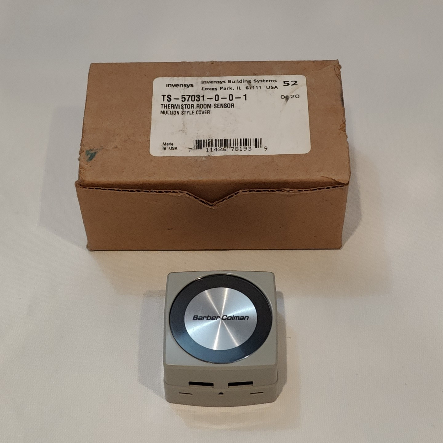 Barber Colman TS-57031-0-0-1 Thermistor Room Sensor NOS