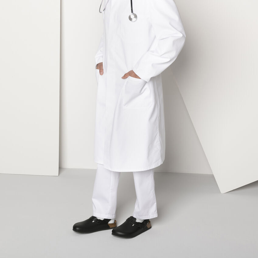 BIRKENSTOCK TOKIO SL BLACK REGULAR/WIDE WIDTH OCCUPATIONAL SUPER GRIP LEATHER CL