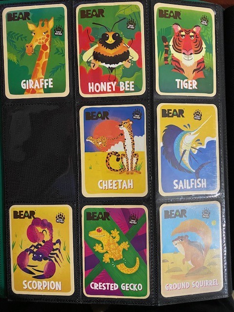 Bear Fruit Snack Animal Cards - Various animals - Complete Your Set!
