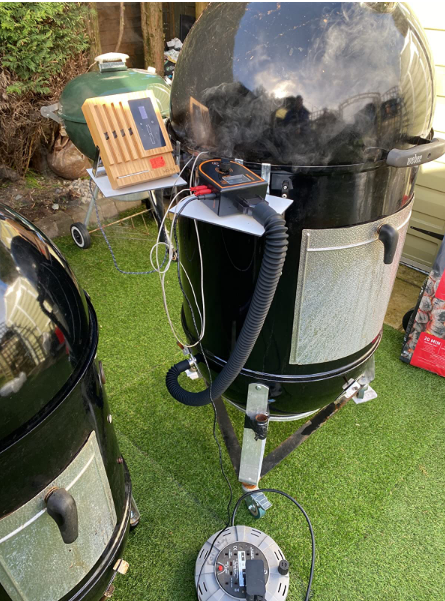 Barbecue Gas Grill Smokers Controller WiFi Bluetooth BBQ Exhaust Fan Control DC