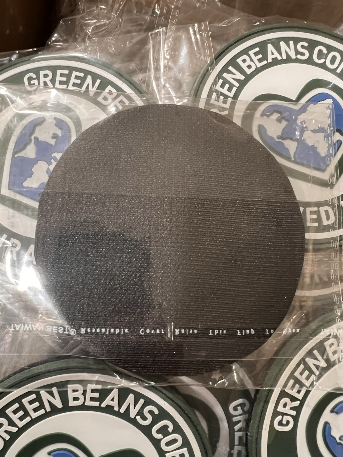 Green Beans Coffee Brewed In Iraq PVC Patch, Veteran Morale Patch, Military