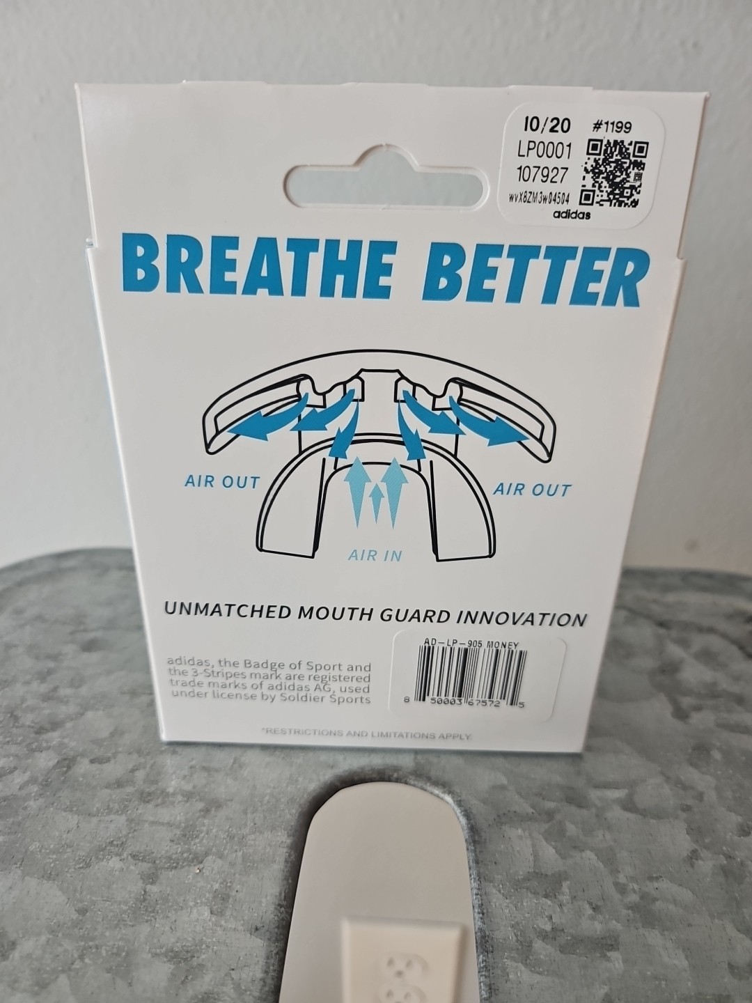 Adidas Lip Protector Mouth Guard Quad-Event Technology