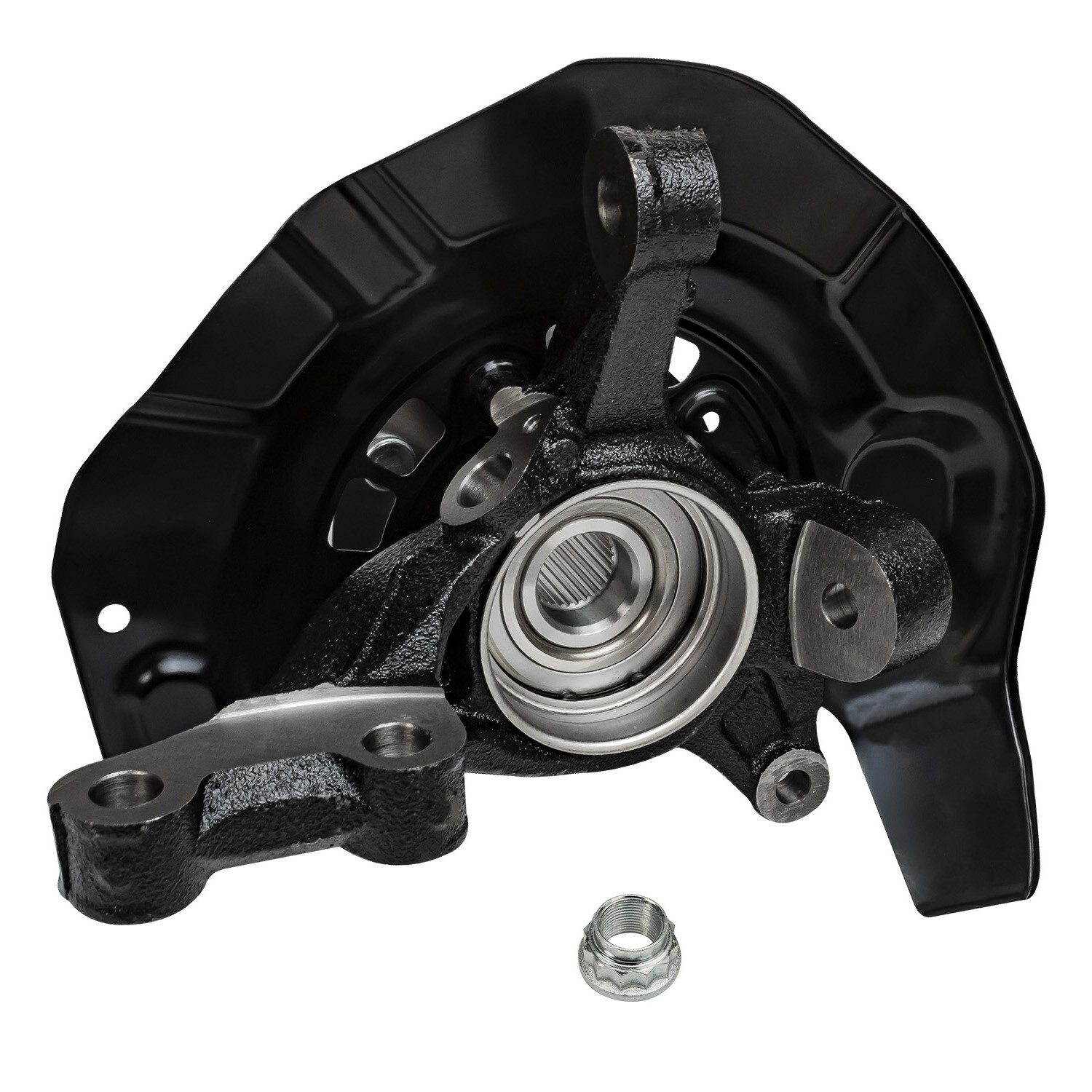 Pair Front Wheel Hub Bearings & Knuckles for Lexus RX330 RX350 RX400h Highlander