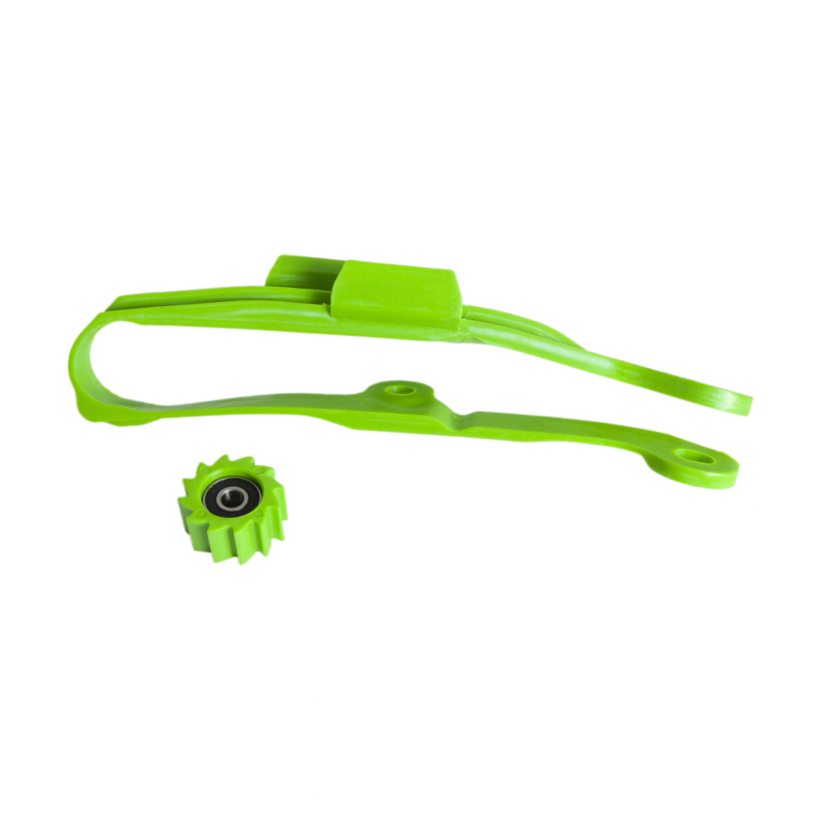 Green Chain Slider Guard Protection Pads For Kawasaki KX250F KX450F 2006-2015