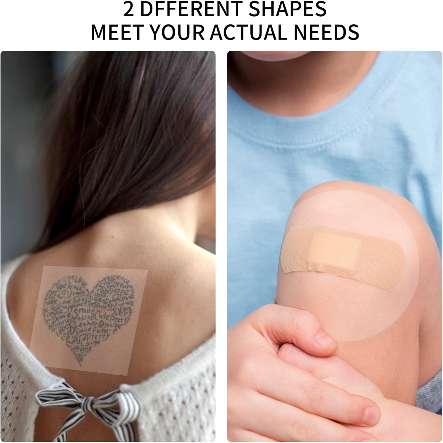 50 Pcs Transparent Stretch Saniderm Tattoo Aftercare Bandage Waterproof Adhesive