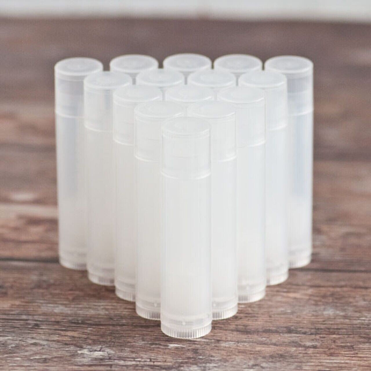 Empty Clear Lip Balm Containers Round Tubes, BPA Free, 100% BPA Free,