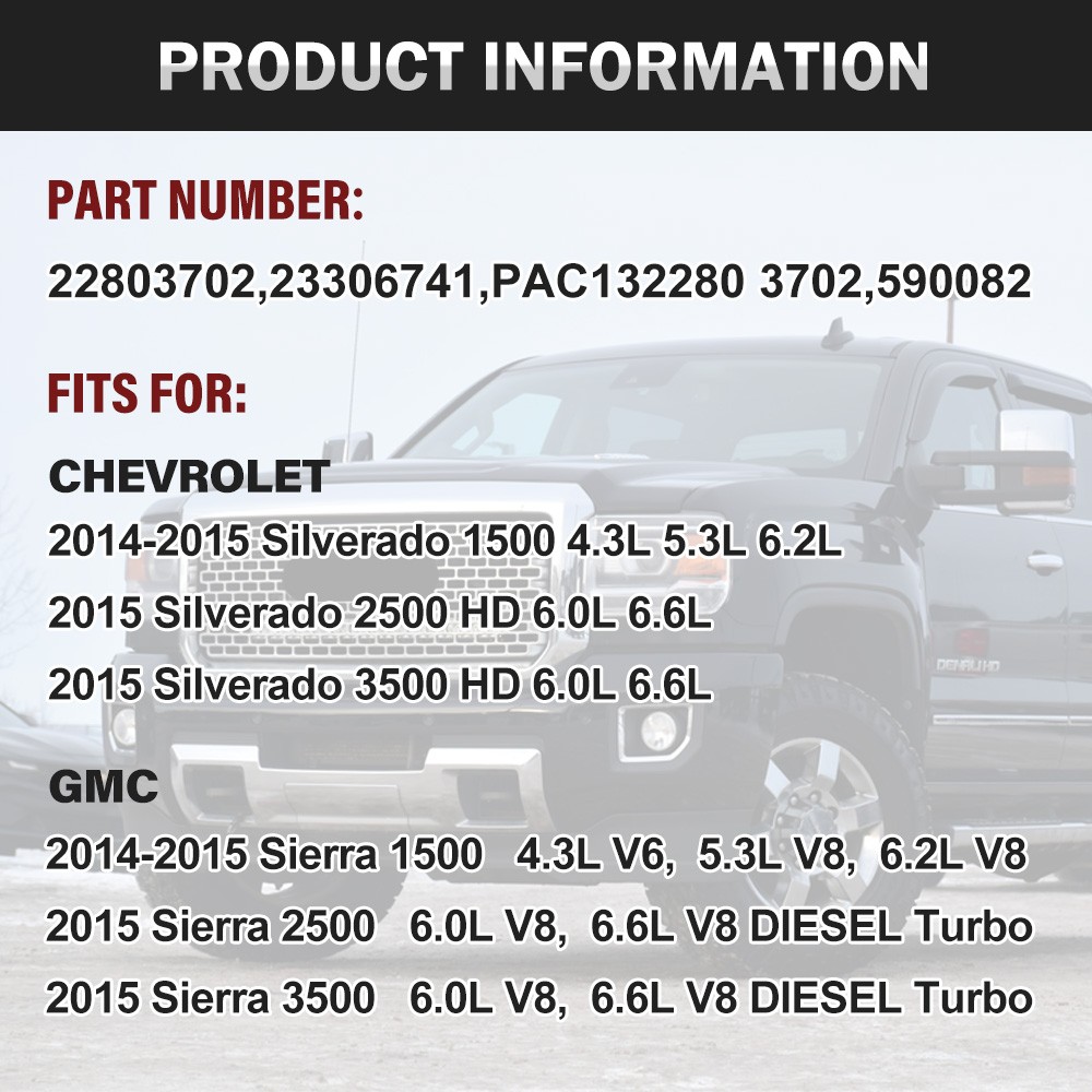 For Chevy Silverado 1500 GMC Sierra 2014-2015 Rear View Backup camera 22803702