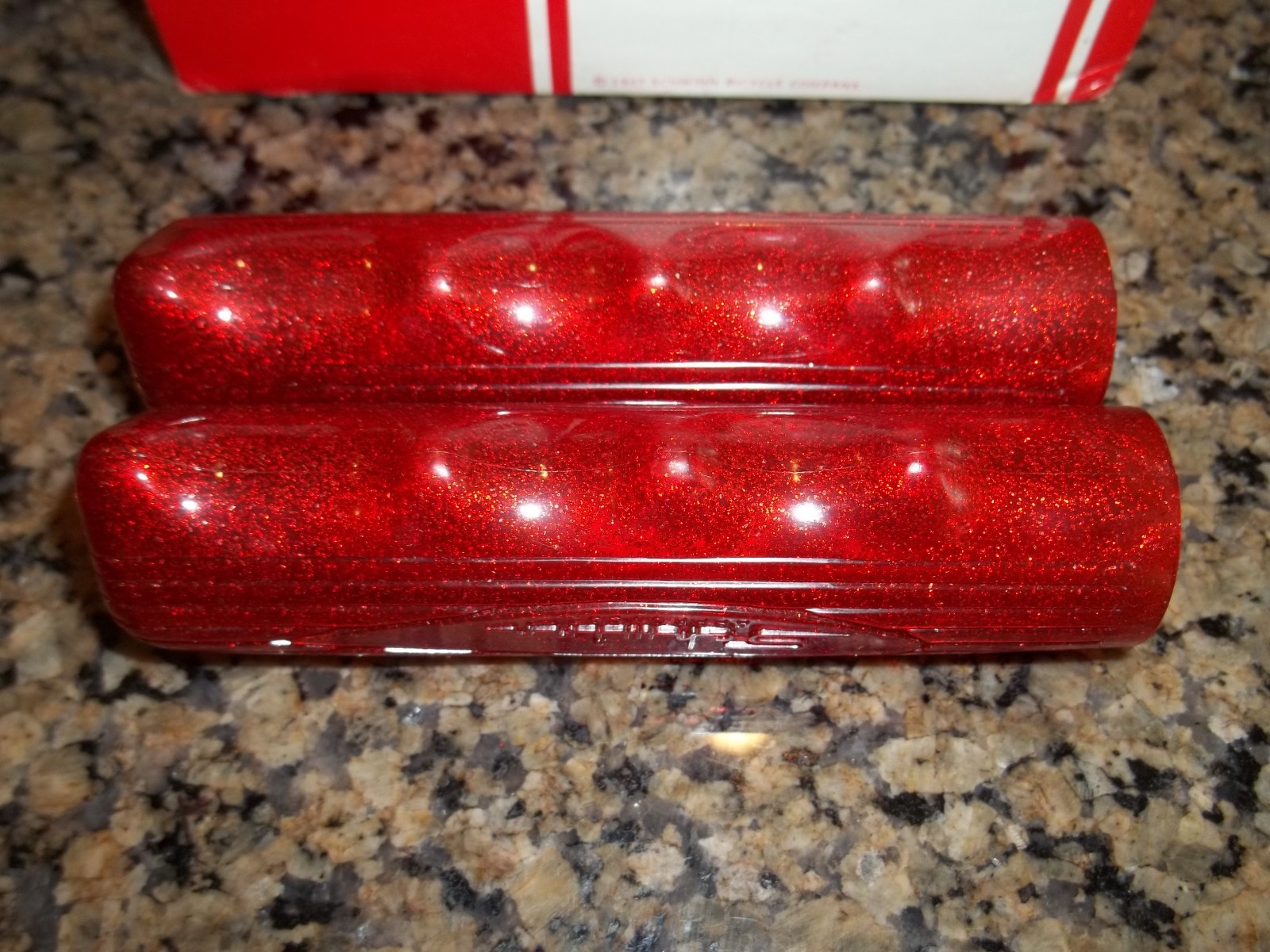 Schwinn Stingray NOS Apple Krate Bicycle Handlebar Grips Red Originals