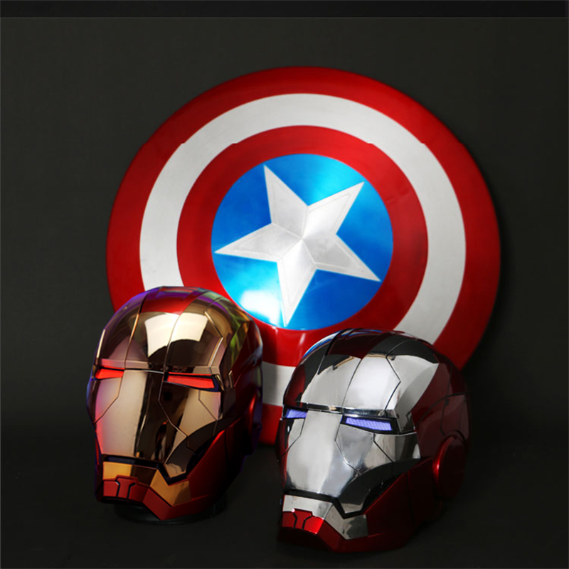 Autoking Iron Man Helmet MK5 1/1 Voice-controlled Mask Transform Cosplay Prop