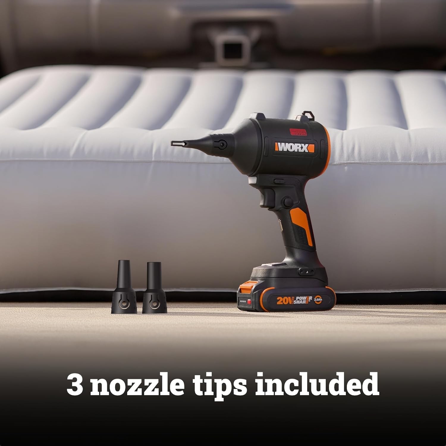Worx Nitro WX099L 20V Power Share Duster, Inflator and Shop Blower – Battery &