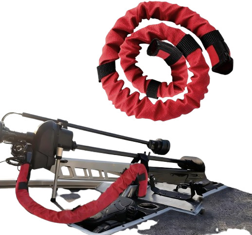 Zippered Rigging Sleeve, Universal Trolling Motor Cable Sleeve an