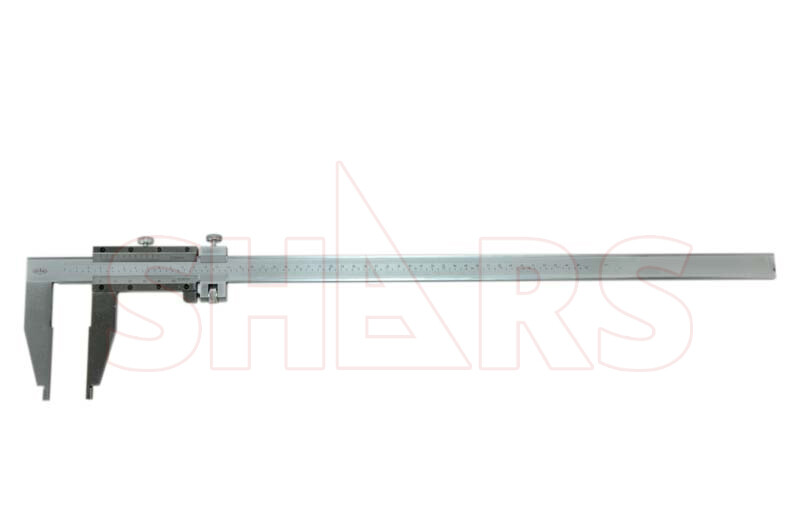 18" / 450mm Heavy Duty Vernier Caliper 3.94" Jaw Depth + Inspection Report R}