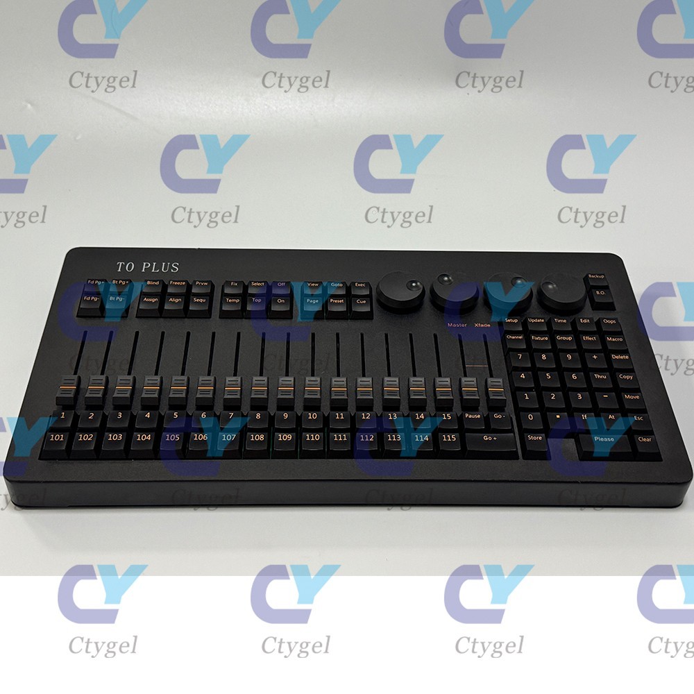 T0 Plus Mini Command Fader Wing on PC DJ Console for MA2 Light Software