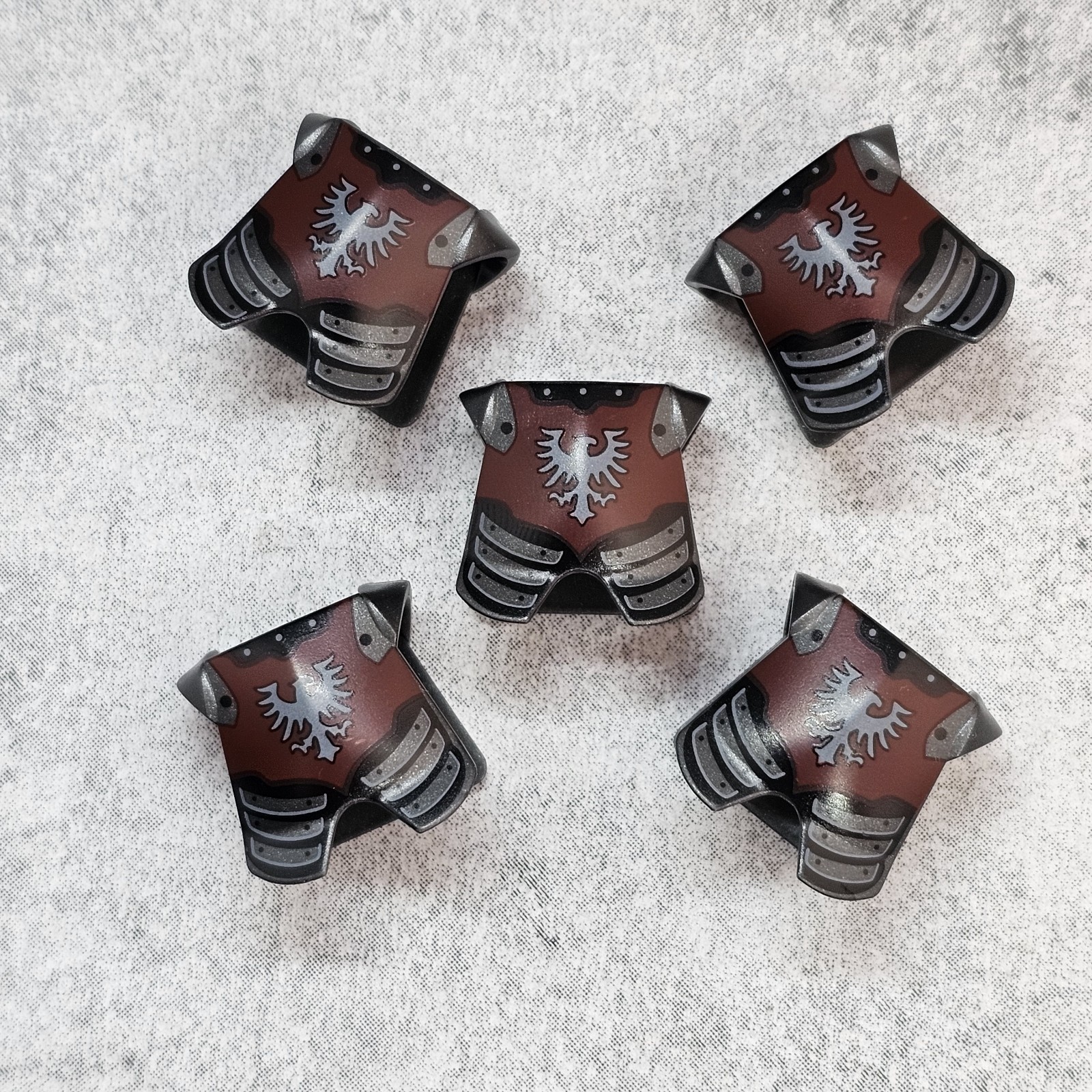 5pack Custom Red Eagle Armor Blocks Accessory for Minifigures C3ea7