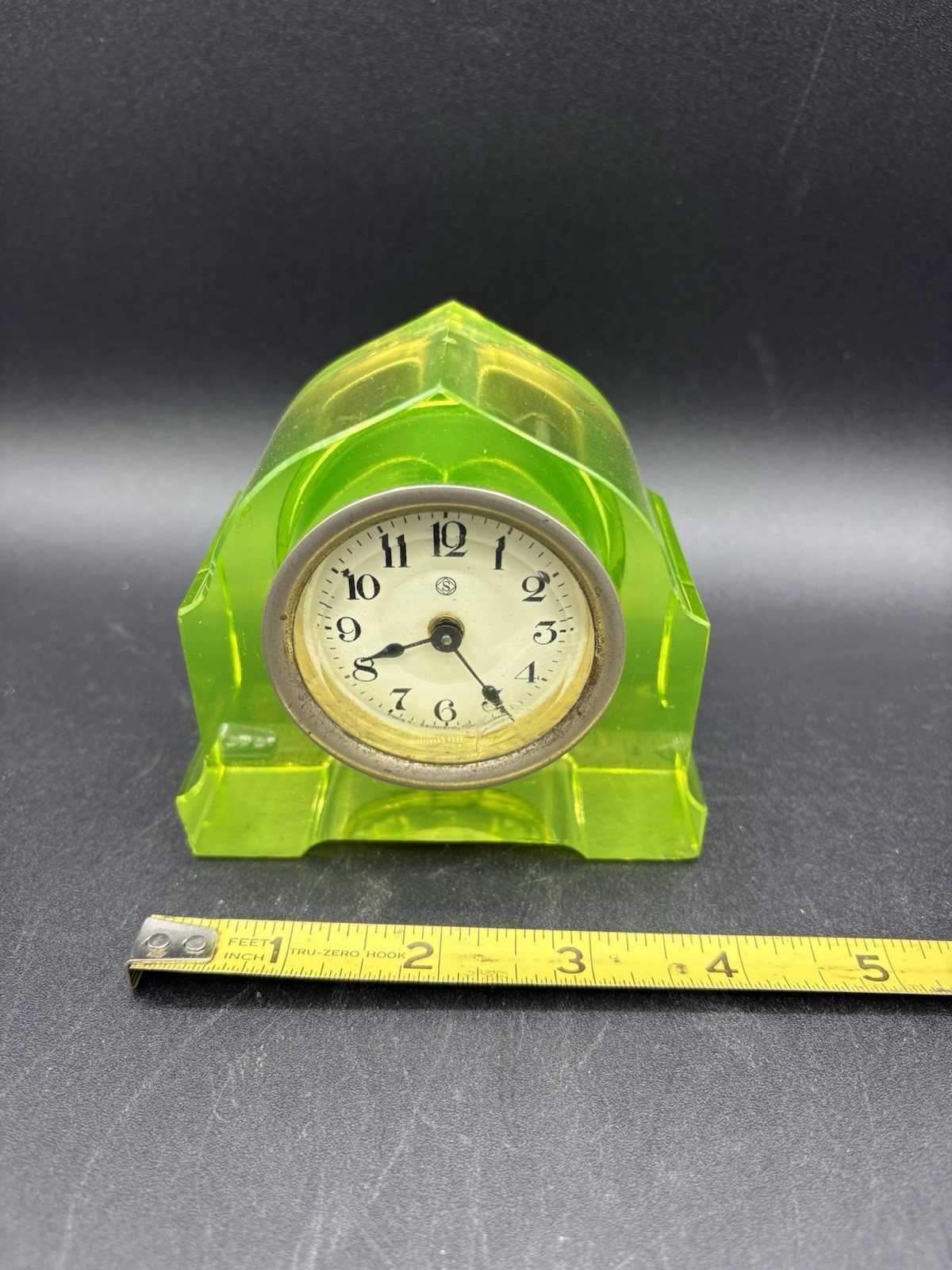 Uranium Glass Clock