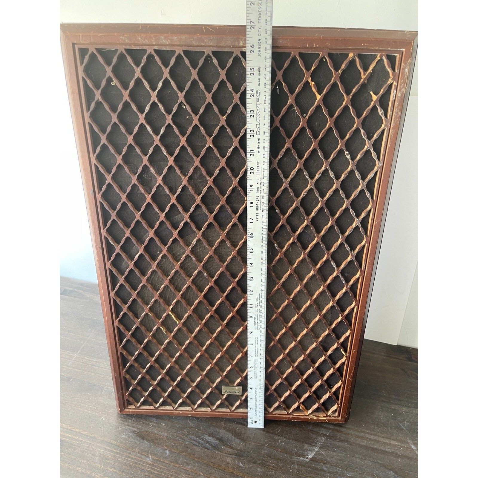 Sansui SP-Z9 II Vintage 5-Way 6-Speaker (Single) Japan 320W Wood Cabinet