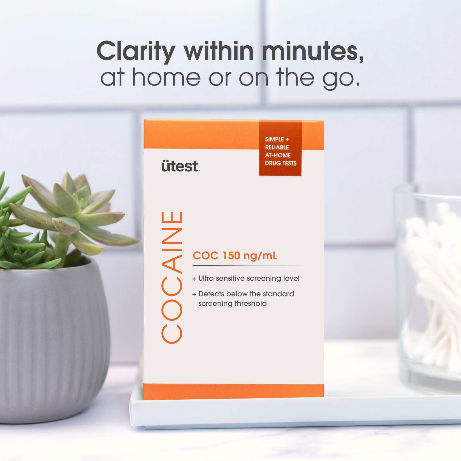 COC 150 ng/mL (15 Pack ) Ultra Low Level Cocaine Benzoylecgonine Drug Test Kit