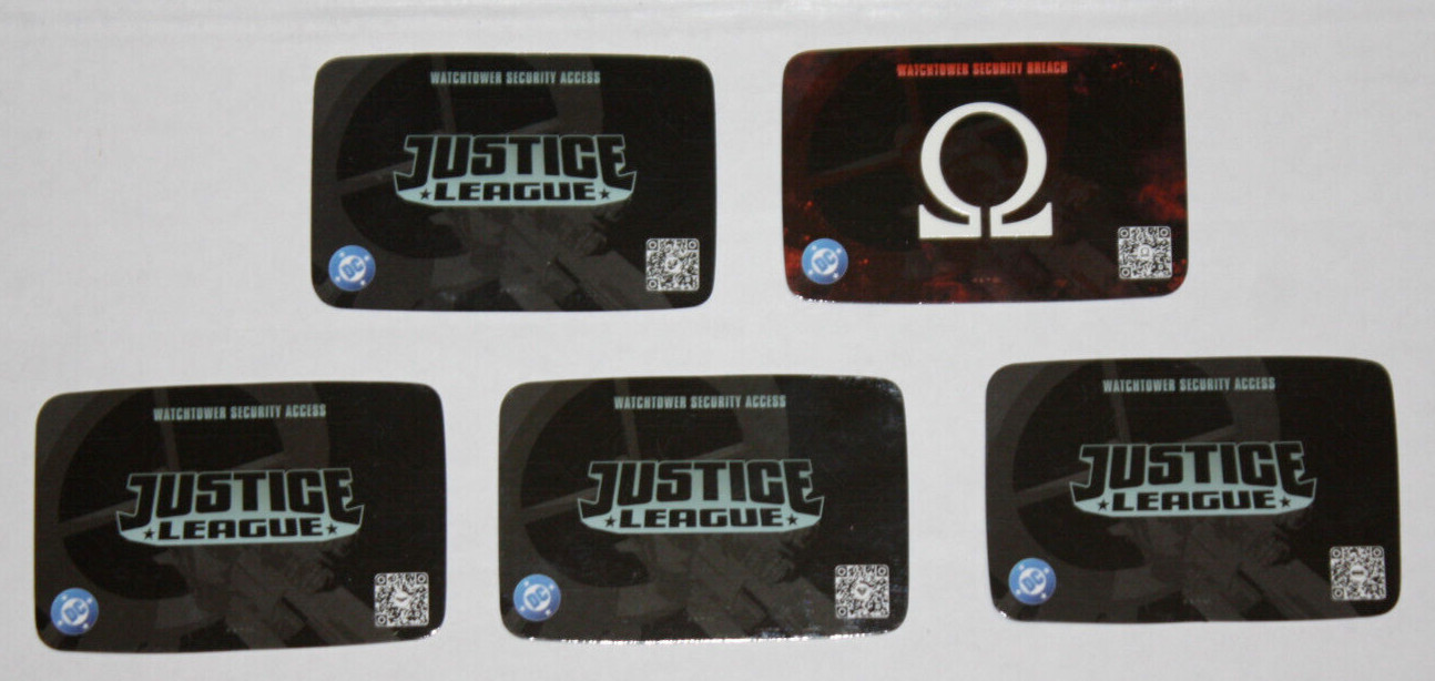 2024-25 DC Justice League Membership ID Cards SET OF TWELVE - Supes Bats GL Etc