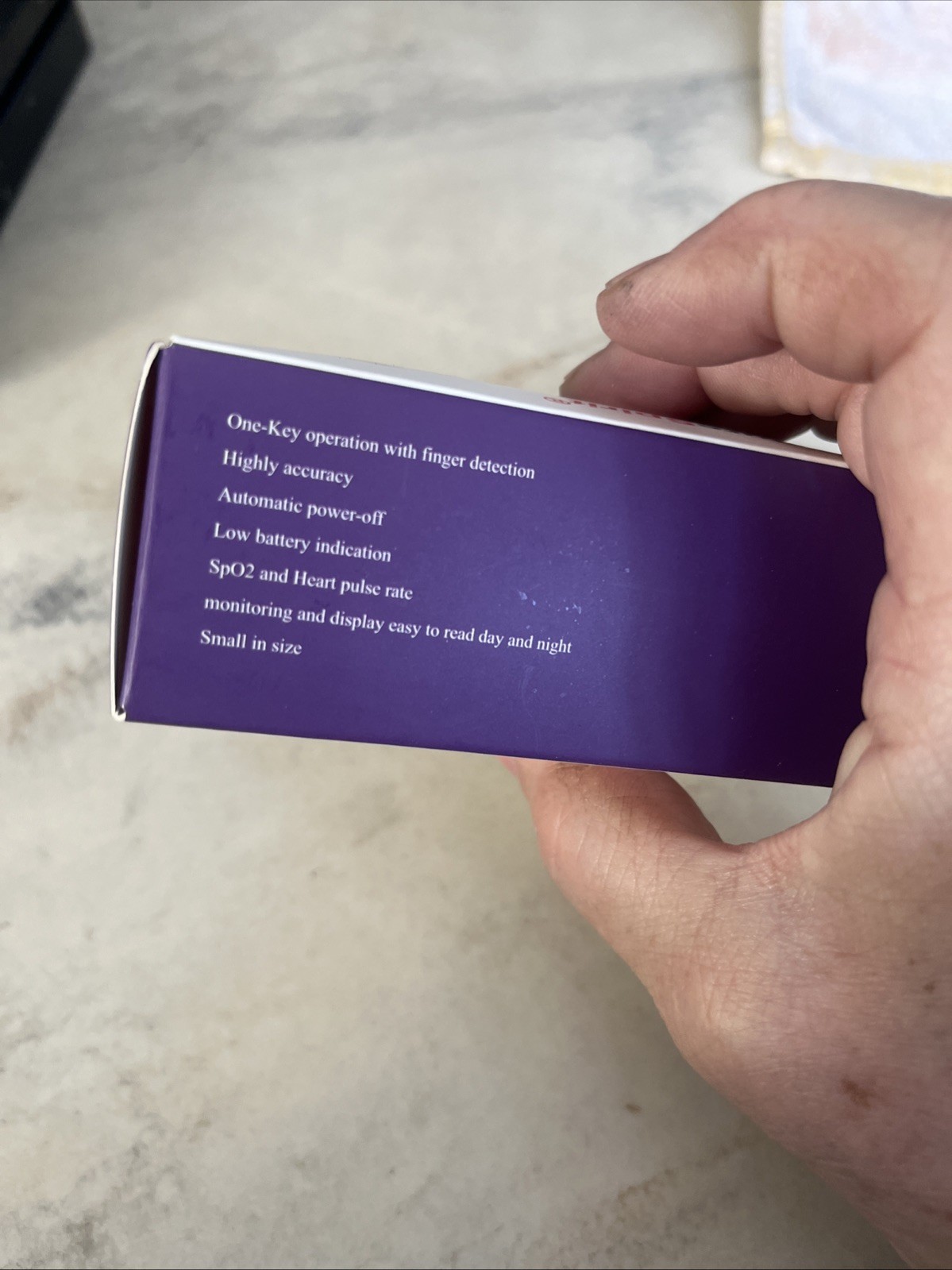 Nature Spirit Oximeter Orange Sp02 And Heart Pulse - Open Box -