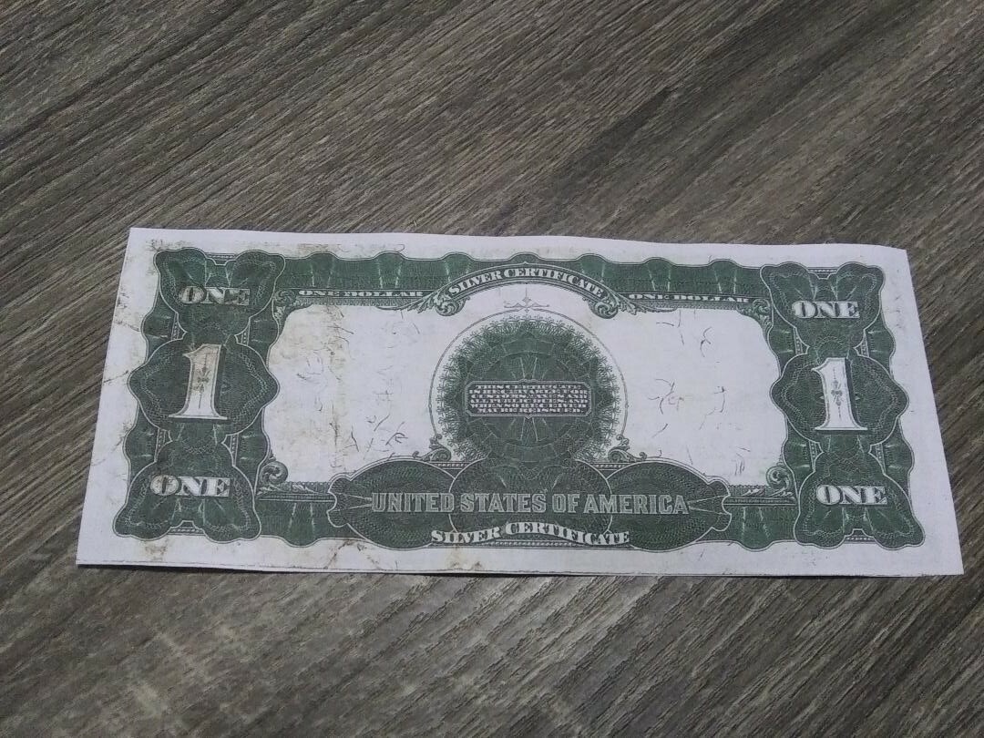 1899 $1 BLACK EAGLE Silver Certificate Large COPY of original bill Blue seal new