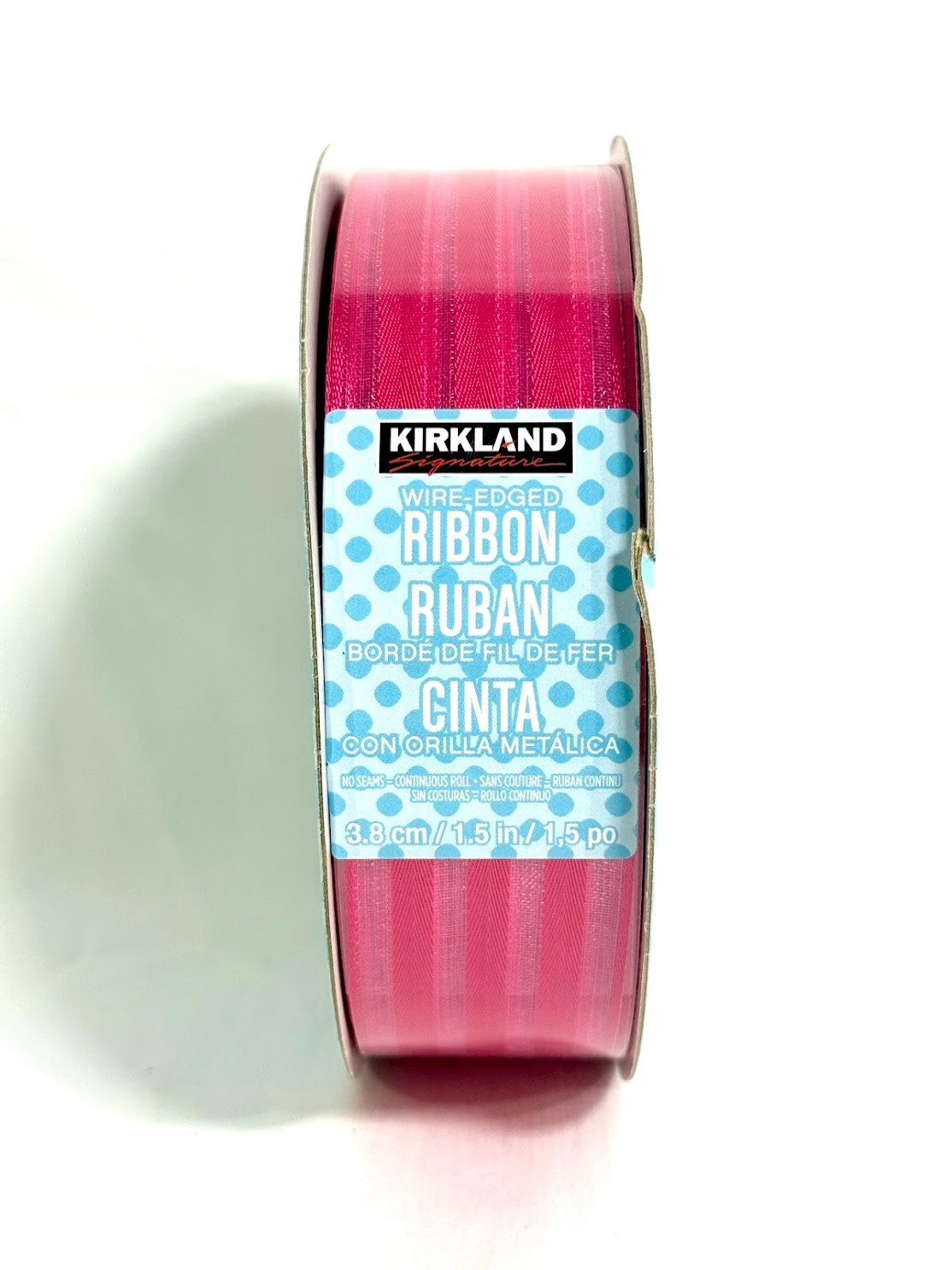 Kirkland Signature Wire-Edged Polyester Ribbon, 1.5"-2.5" x 50 Yard, 18+ Colors!
