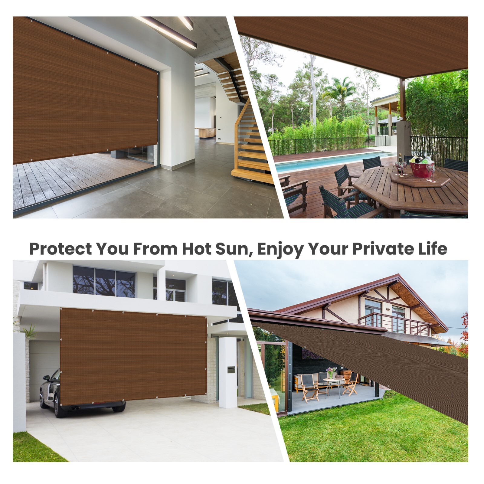 UV Resistant Shade Cloth Mesh Tarp for Plants Garden Greenhouse