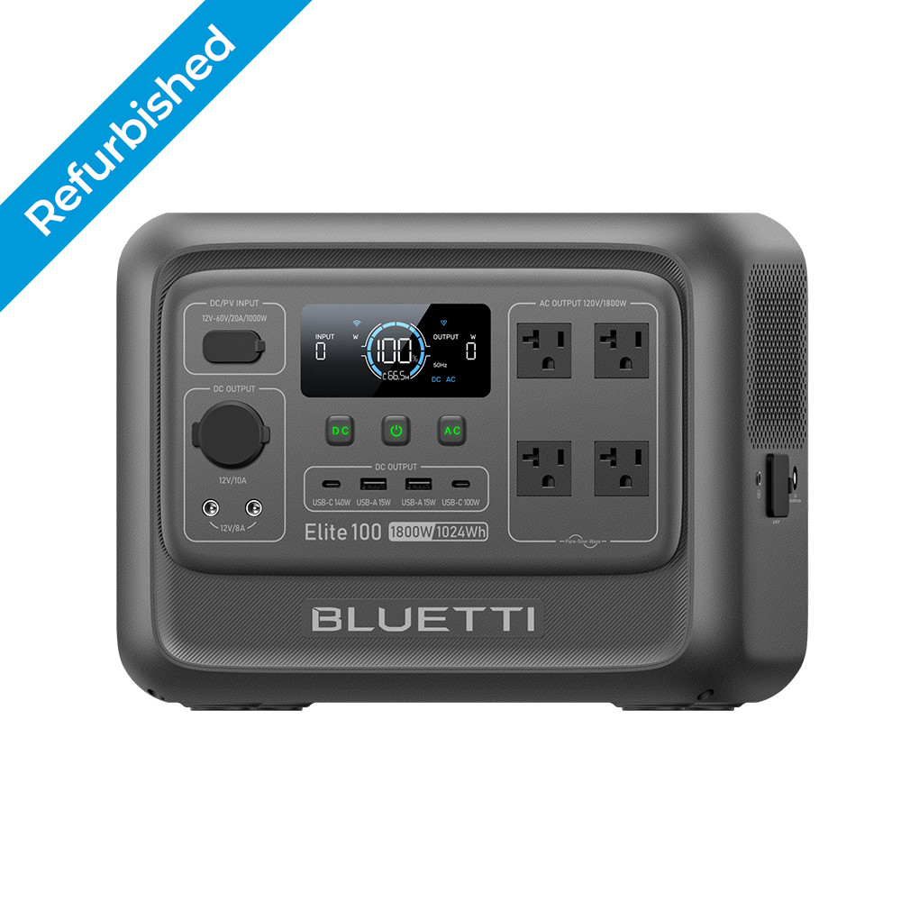 BLUETTI Elite 100 V2 1800W 1024Wh Portable Power Station Off-Grid Power 10ms UPS