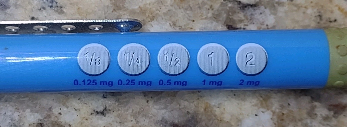 Pharmaceutical Drug Rep Vintage Pen Klonopin Clonazepam With Pill Pics Very Rare