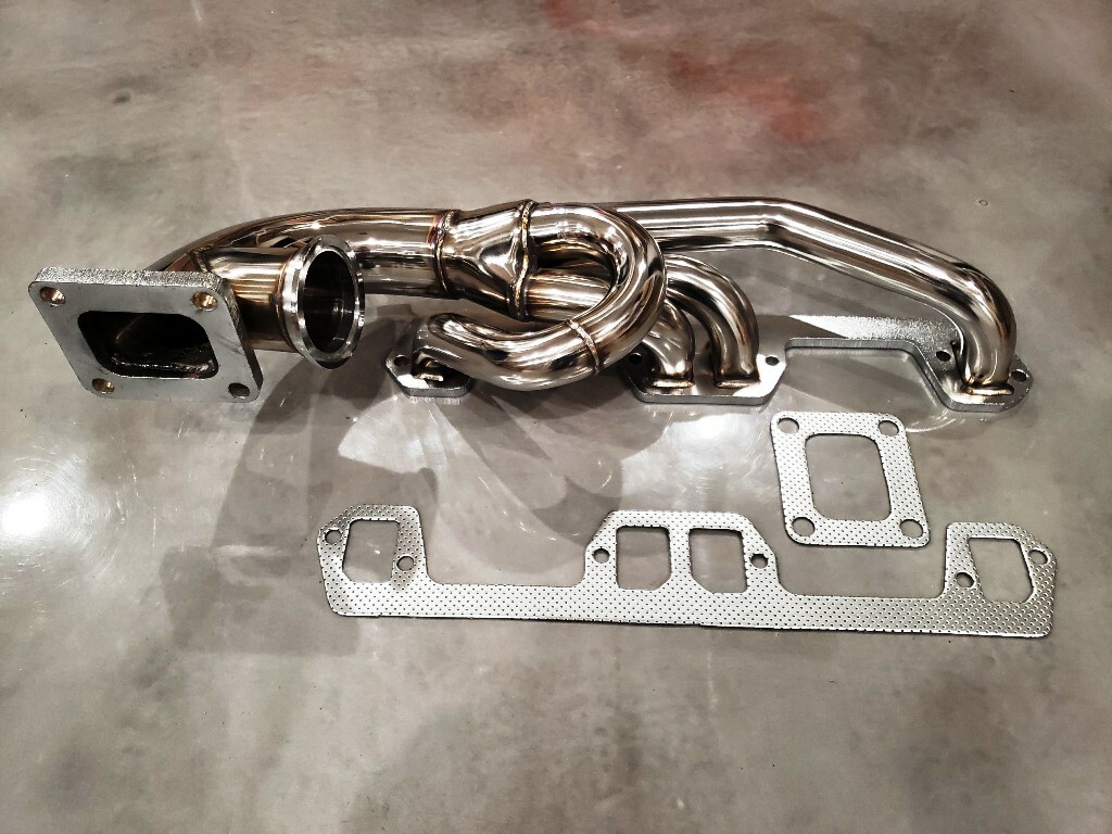 Single Turbo Manifold Header T4 V8 318 340 360 LA 5.2L 5.9L MAGNUM FOR DODGE
