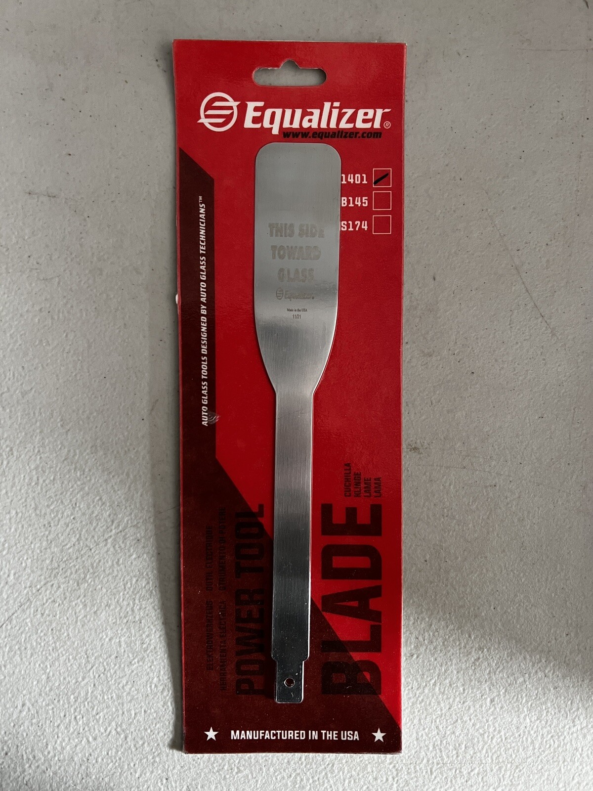 Equalizer Express Blade for Windshield cutting Urethane 1.5 in x 10 in BFE1401