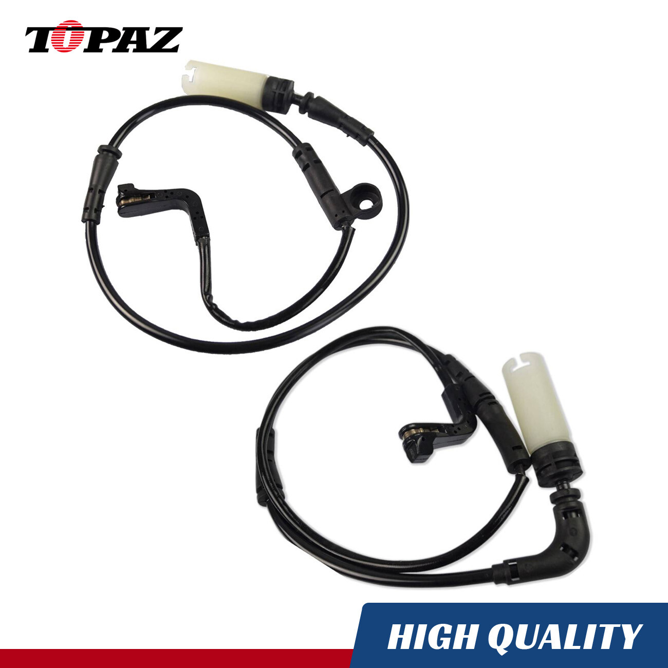 2PCS Brake Pad Wear Sensor Kit Front + Rear For BMW 528i 535i 550i 650i M5 M6