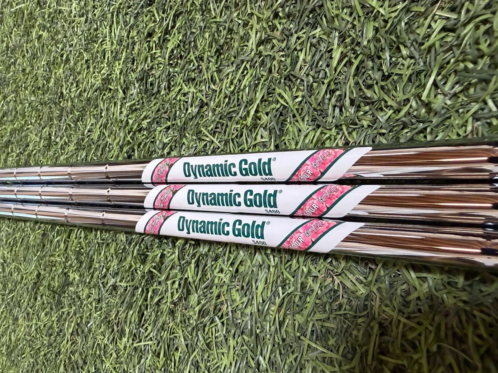 SET OF 3 NEW Dynamic Gold Tour Issue S400 Wedge Shafts Masters Azalea .355